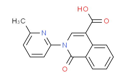 CAS No. 1429903-58-1, 2-(6-Methylpyridin-2-yl)-1-oxo-1,2-dihydroisoquinoline-4-carboxylic acid