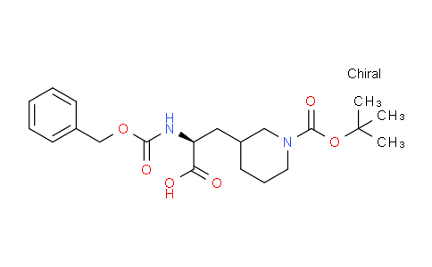 CAS No. 1334512-39-8, (2S)-2-(CBZ-AMINO)-3-(1-BOC-PIPERIDIN-3-YL)PROPANOIC ACID