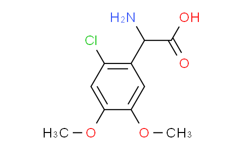 CAS No. 1270307-81-7, 2-(2-Chloro-4,5-dimethoxyphenyl)-DL-glycine