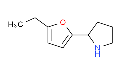 CAS No. 1270500-73-6, 2-(5-Ethylfuran-2-yl)pyrrolidine