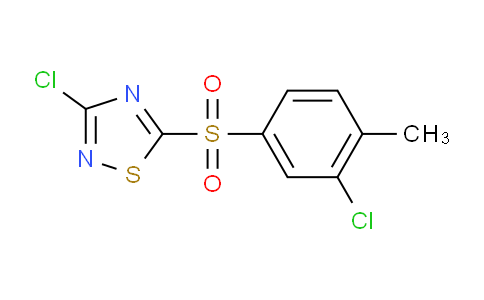 CAS No. 1000575-34-7, 3-Chloro-5-((3-chloro-4-methylphenyl)sulfonyl)-1,2,4-thiadiazole