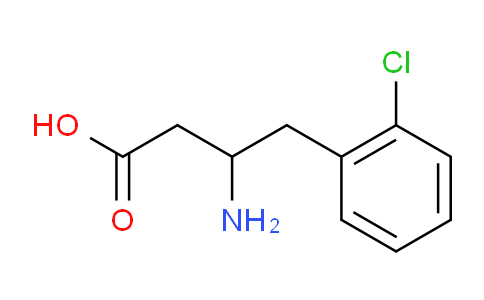 CAS No. 1267058-37-6, 3-Amino-4-(2-chlorophenyl)butyric Acid