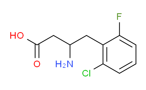 CAS No. 1267776-94-2, 3-Amino-4-(2-chloro-6-fluorophenyl)butyric Acid