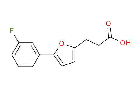 CAS No. 1269527-50-5, 3-(5-(3-Fluorophenyl)furan-2-yl)propanoic acid
