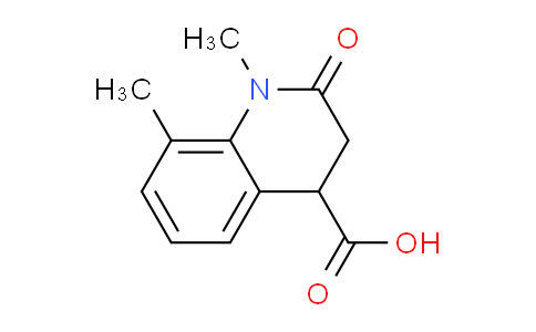 CAS No. 1269530-15-5, 1,8-Dimethyl-2-oxo-1,2,3,4-tetrahydroquinoline-4-carboxylic acid