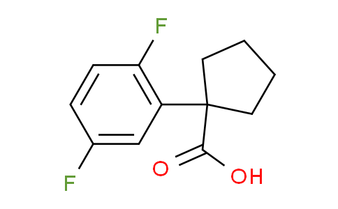 CAS No. 1260826-90-1, 1-(2,5-Difluorophenyl)cyclopentanecarboxylic Acid