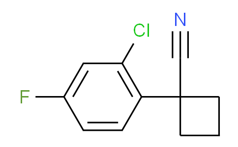 CAS No. 1260850-80-3, 1-(2-Chloro-4-fluorophenyl)cyclobutanecarbonitrile
