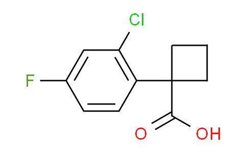 CAS No. 1260900-12-6, 1-(2-Chloro-4-fluorophenyl)cyclobutanecarboxylic Acid
