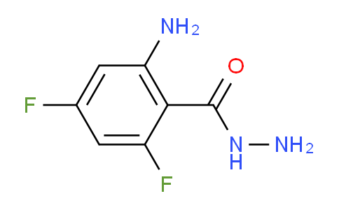 CAS No. 1260903-20-5, 2-Amino-4,6-difluorobenzohydrazide