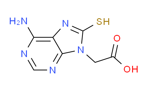 CAS No. 1706445-15-9, 2-(6-Amino-8-mercapto-9H-purin-9-yl)acetic acid
