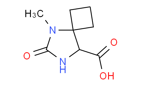 CAS No. 1707349-38-9, 5-Methyl-6-oxo-5,7-diazaspiro[3.4]octane-8-carboxylic acid