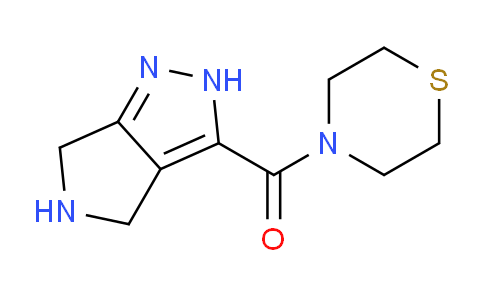 CAS No. 1707394-26-0, (2,4,5,6-Tetrahydropyrrolo[3,4-c]pyrazol-3-yl)(thiomorpholino)methanone