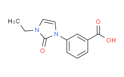 CAS No. 1707563-06-1, 3-(3-Ethyl-2-oxo-2,3-dihydro-1H-imidazol-1-yl)benzoic acid