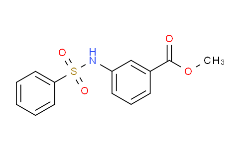 CAS No. 107922-46-3, Methyl 3-benzenesulfonamidobenzoate