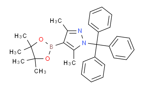 CAS No. 1874148-66-9, 3,5-Dimethyl-1-trityl-1H-pyrazole-4-boronic Acid Pinacol Ester