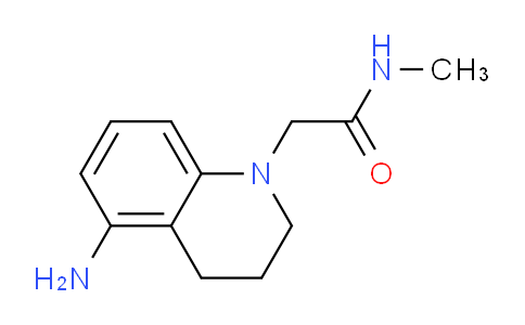 CAS No. 1248163-12-3, 2-(5-Amino-3,4-dihydroquinolin-1(2H)-yl)-N-methylacetamide