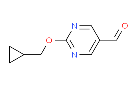 CAS No. 1192569-90-6, 2-(Cyclopropylmethoxy)pyrimidine-5-carbaldehyde
