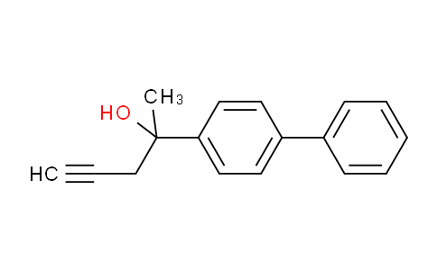 CAS No. 1193092-70-4, 2-(4-Biphenylyl)-4-pentyn-2-ol