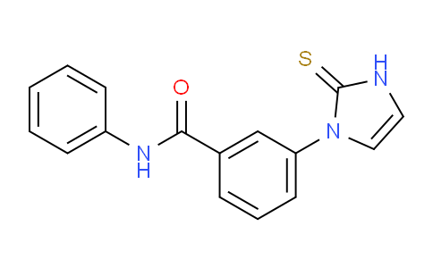 CAS No. 1193387-91-5, N-Phenyl-3-(2-thioxo-2,3-dihydro-1H-imidazol-1-yl)benzamide