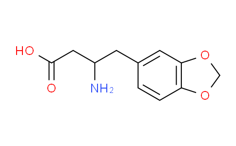 CAS No. 1195641-22-5, 3-Amino-4-(benzo[d][1,3]dioxol-5-yl)butyric Acid