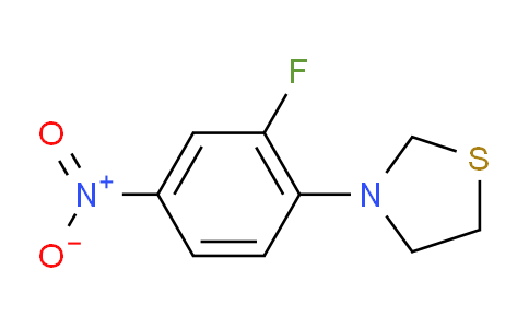 CAS No. 168828-85-1, 3-(2-Fluoro-4-nitrophenyl)thiazolidine