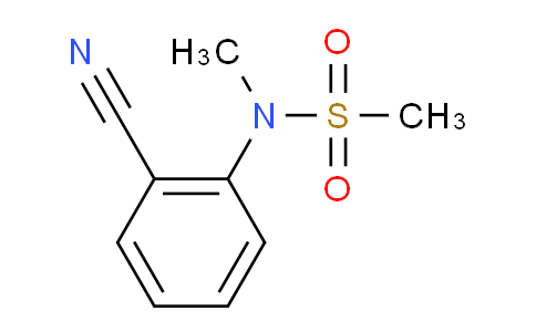CAS No. 1073159-70-2, N-(2-Cyanophenyl)-N-methylmethanesulfonamide