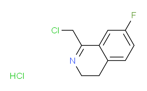 CAS No. 1185099-31-3, 1-(Chloromethyl)-7-fluoro-3,4-dihydroisoquinoline hydrochloride