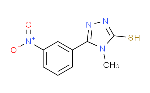 CAS No. 168968-59-0, 4-Methyl-5-(3-nitrophenyl)-4H-1,2,4-triazole-3-thiol