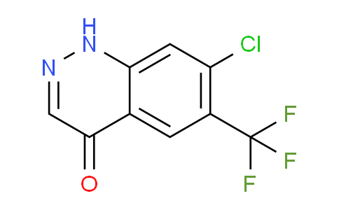 CAS No. 1698027-73-4, 7-Chloro-6-(trifluoromethyl)cinnolin-4(1H)-one