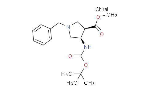 MC819205 | 170034-39-6 | Methyl cis-1-Benzyl-4-(Boc-amino)pyrrolidine-3-carboxylate