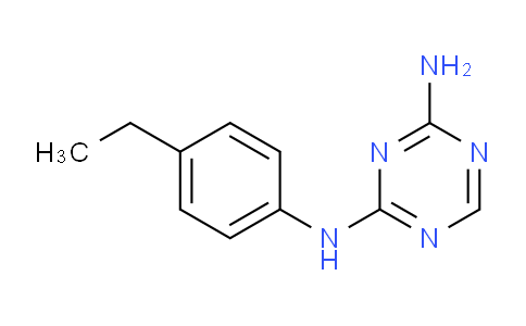 CAS No. 1030422-98-0, N2-(4-Ethylphenyl)-1,3,5-triazine-2,4-diamine
