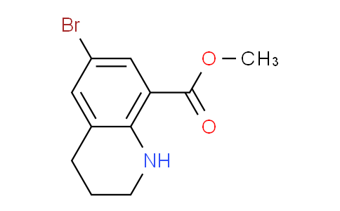 CAS No. 146384-87-4, Methyl 6-bromo-1,2,3,4-tetrahydroquinoline-8-carboxylate