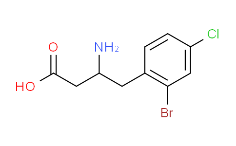 CAS No. 1391022-42-6, 3-Amino-4-(2-bromo-4-chlorophenyl)butyric Acid