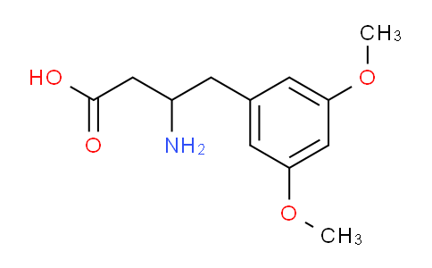 CAS No. 1391092-93-5, 3-Amino-4-(3,5-dimethoxyphenyl)butyric Acid