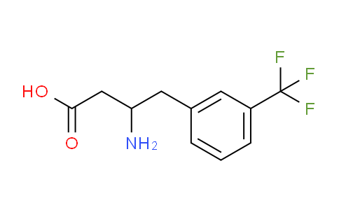 CAS No. 1391233-78-5, 3-Amino-4-[3-(trifluoromethyl)phenyl]butyric Acid