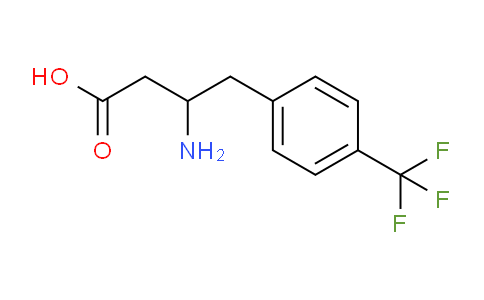 CAS No. 1391274-41-1, 3-Amino-4-[4-(trifluoromethyl)phenyl]butyric Acid