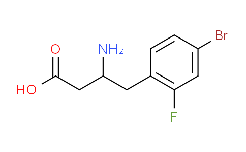 CAS No. 1391329-97-7, 3-Amino-4-(4-bromo-2-fluorophenyl)butyric Acid