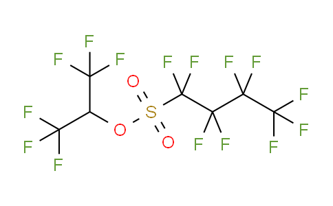 CAS No. 118334-96-6, 1,1,1,3,3,3-Hexafluoropropan-2-yl 1,1,2,2,3,3,4,4,4-nonafluorobutane-1-sulfonate