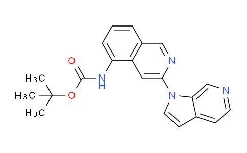 CAS No. 1841079-87-5, N-Boc-3-(1H-pyrrolo[2,3-c]pyridin-1-yl)isoquinolin-5-amine