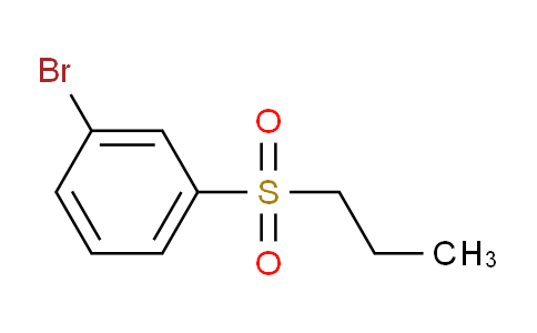 CAS No. 153435-83-7, 1-Bromo-3-(propylsulfonyl)benzene