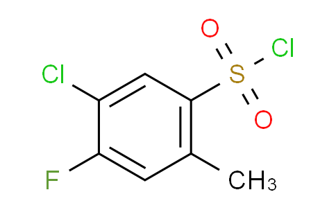 CAS No. 1242339-40-7, 5-Chloro-4-fluoro-2-methylbenzenesulfonyl chloride