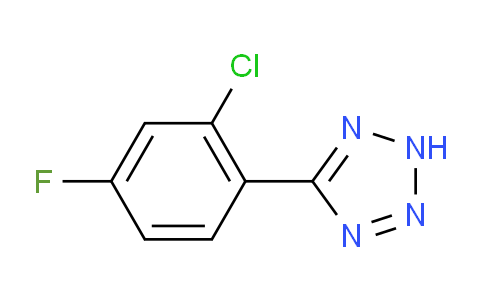 CAS No. 1261268-87-4, 5-(2-Chloro-4-fluorophenyl)-2H-tetrazole