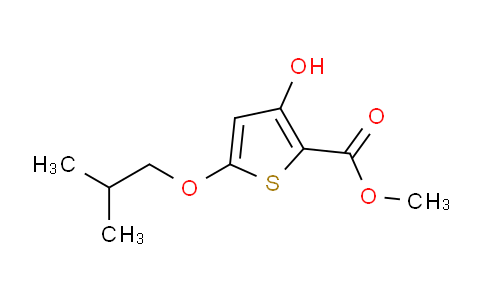 CAS No. 1710661-37-2, Methyl 3-hydroxy-5-isobutoxythiophene-2-carboxylate