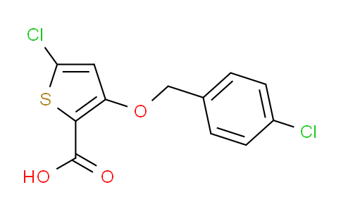CAS No. 1710661-40-7, 5-Chloro-3-((4-chlorobenzyl)oxy)thiophene-2-carboxylic acid