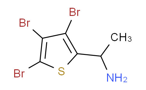 CAS No. 1710696-07-3, 1-(3,4,5-Tribromothiophen-2-yl)ethanamine