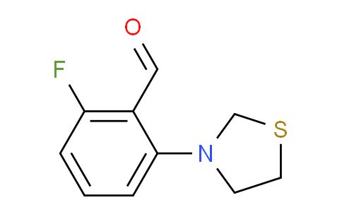 CAS No. 1713160-85-0, 2-Fluoro-6-(thiazolidin-3-yl)benzaldehyde