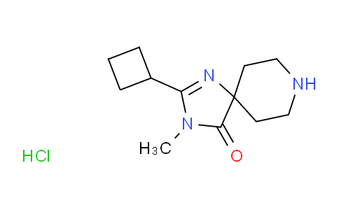 CAS No. 1713162-99-2, 2-Cyclobutyl-3-methyl-1,3,8-triazaspiro[4.5]dec-1-en-4-one hydrochloride