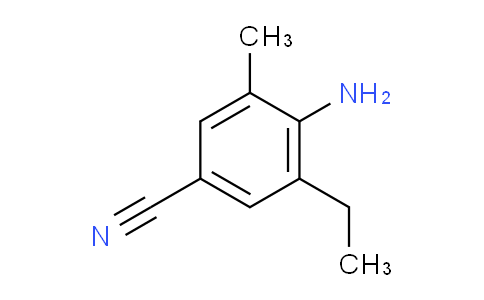 CAS No. 1150644-73-7, 4-Amino-3-ethyl-5-methylbenzonitrile