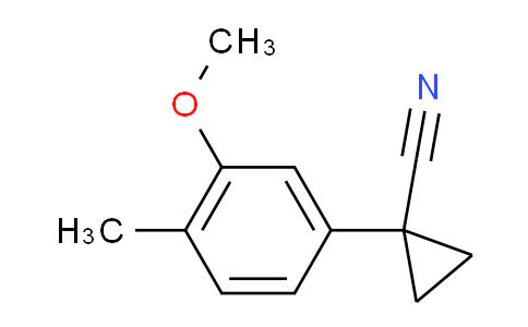 CAS No. 1152567-07-1, 1-(3-Methoxy-4-methylphenyl)cyclopropanecarbonitrile
