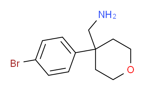 CAS No. 1152568-20-1, (4-(4-Bromophenyl)tetrahydro-2H-pyran-4-yl)methanamine